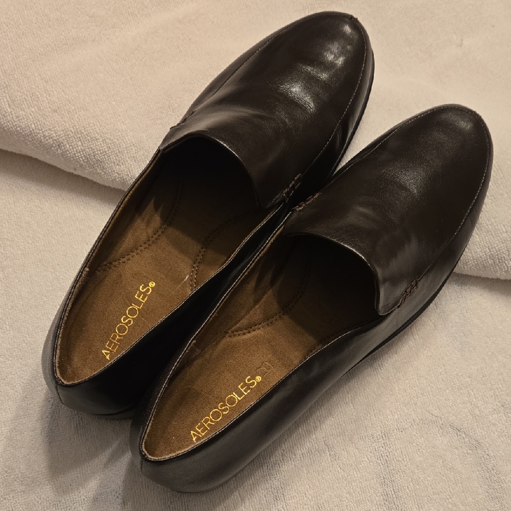 AEROSOLES Women's Dark Brown Loafers